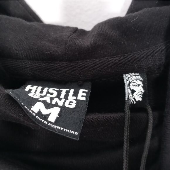 Hustle Gang black hoodie size medium - Picture 4 of 6